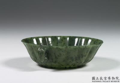 图片[2]-Jade flower-shaped bowl with two bud-shaped handles, Mughal Empire-China Archive